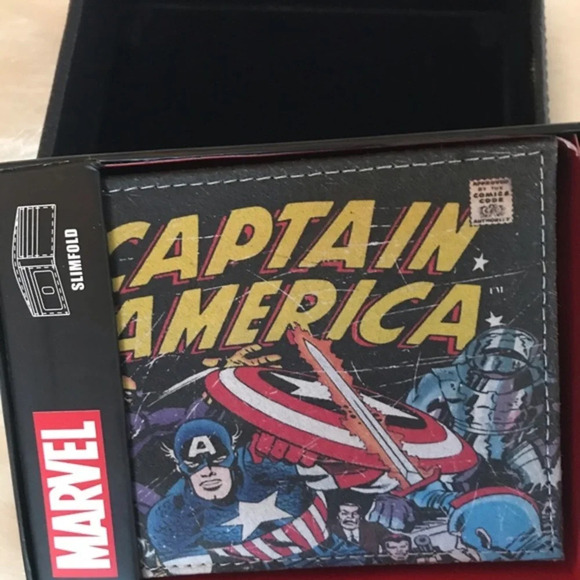 Marvel Captain America Slimfold Wallet - Picture 3 of 5
